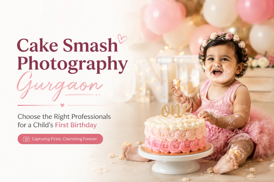 Cake Smash Photography Gurgaon- Choose the Right Professionals for a Child’s First Birthday