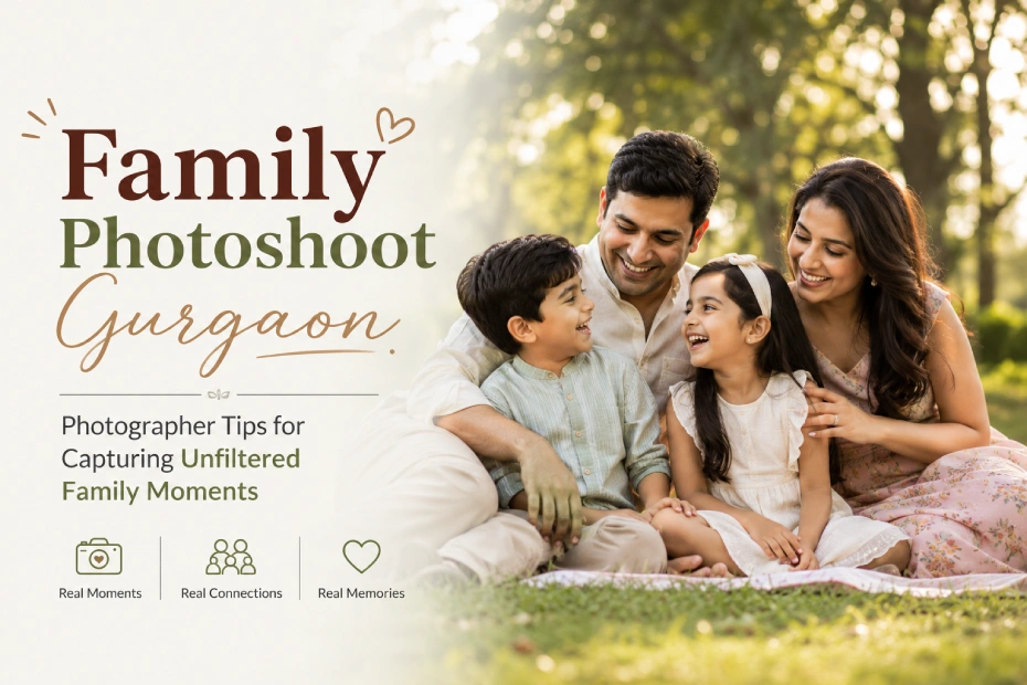 Family Photoshoot Gurgaon- Photographer Tips for Capturing Unfiltered Family Moments
