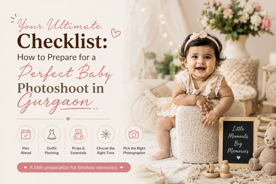 Your Ultimate Checklist: How to Prepare for a Perfect Baby Photoshoot in Gurgaon