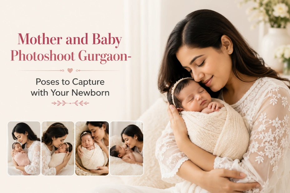 Mother and Baby Photoshoot Gurgaon- Poses to Capture with Your Newborn