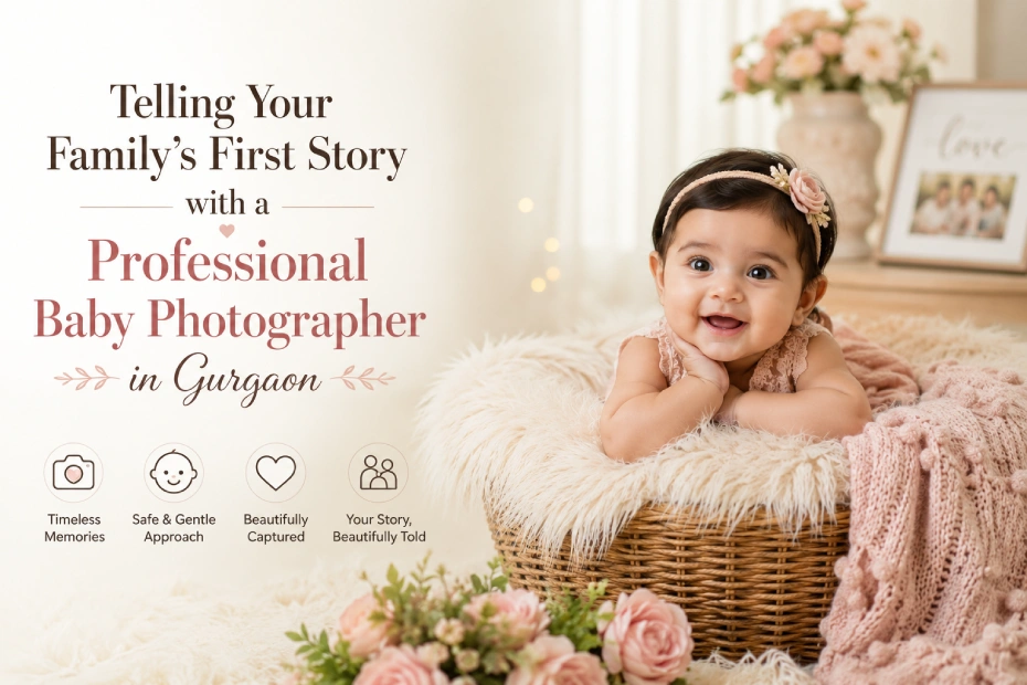 Telling Your Family’s First Story with a Professional Baby Photographer in Gurgaon
