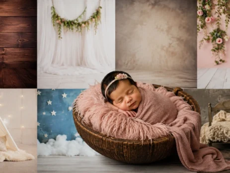 Backdrops You Can Use for Your New Born Baby Photography Gurgaon